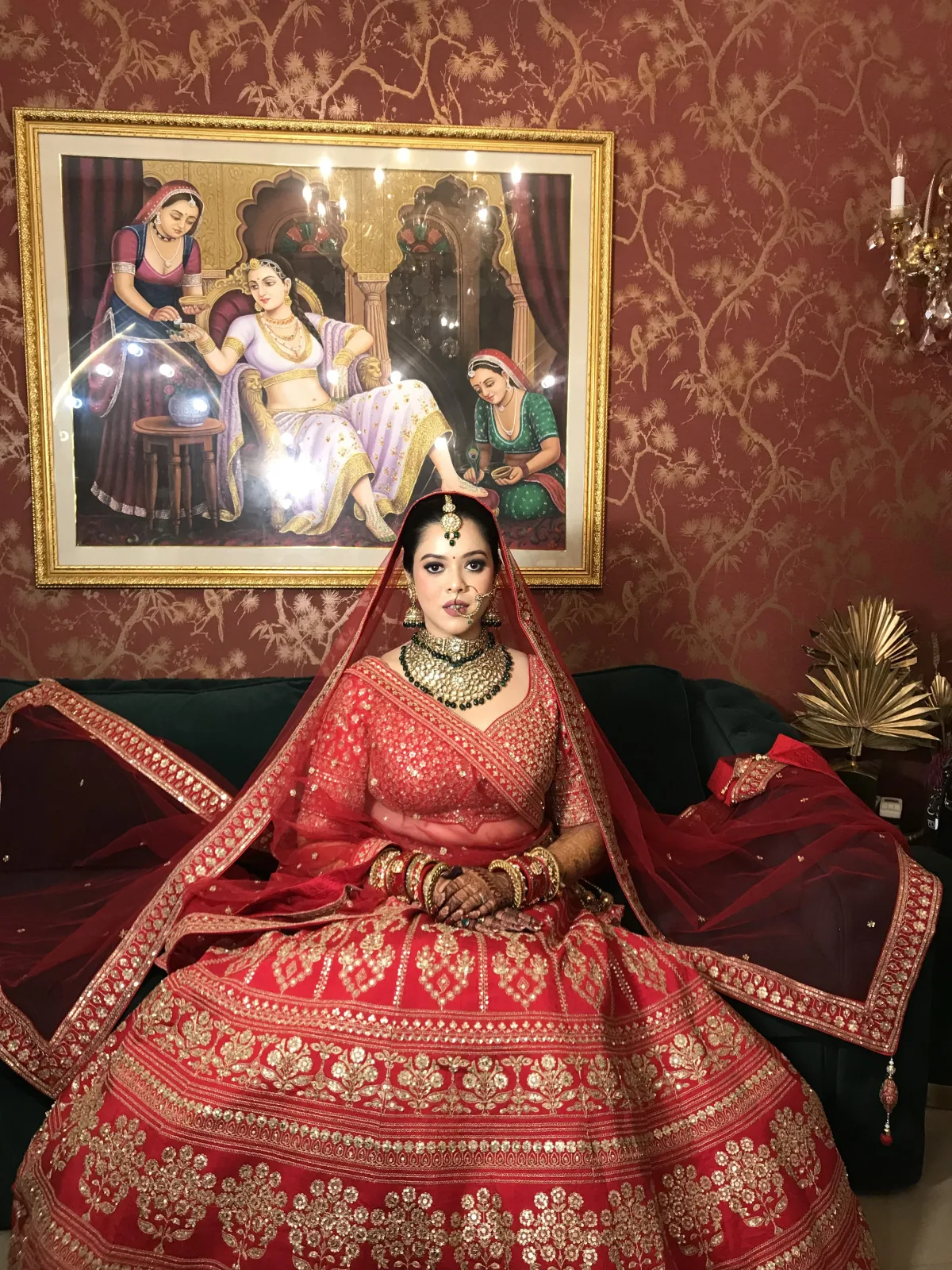 Bridal makeup look
