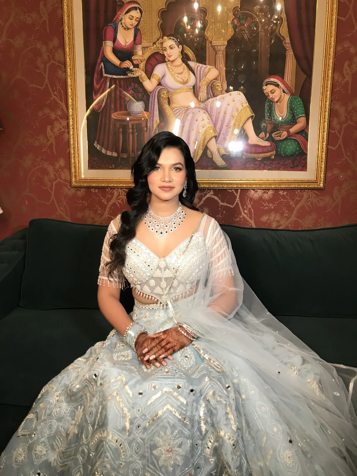 Engagement makeup look