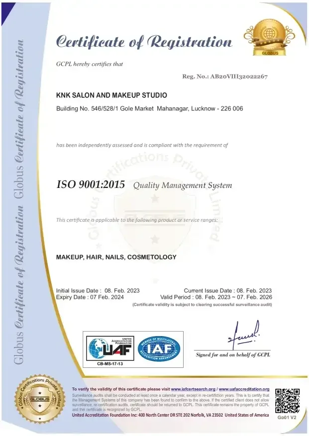 KNK Academy IAF certification and student achievement