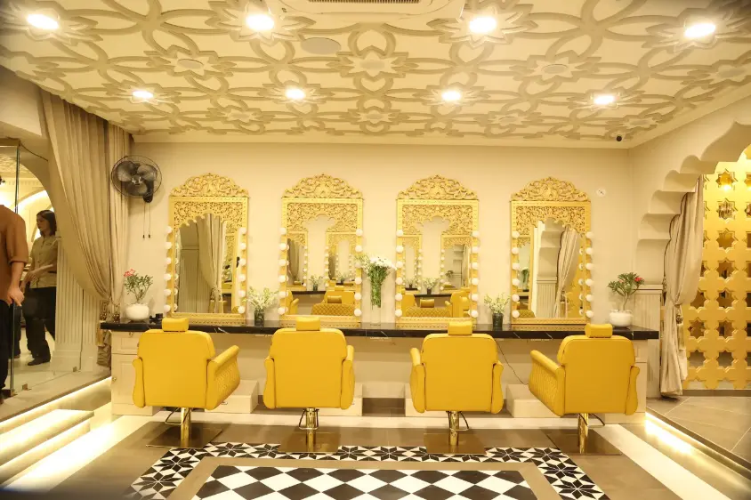 Gilded Styling Stations & Motif Flooring